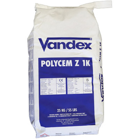 VANDEX POLYCEM Z 1K — Покриття для захисту від дії біогенної сірчаної кислоти