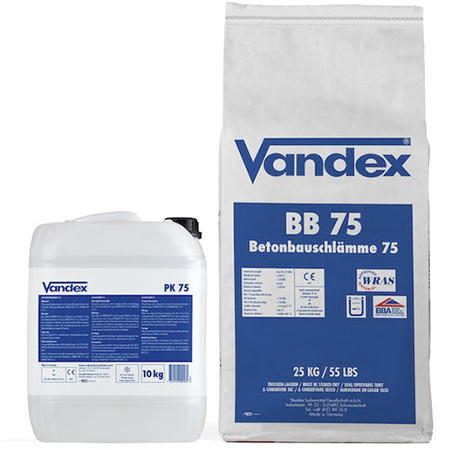 VANDEX BB 75 E — Еластичний гідроізоляційний розчин