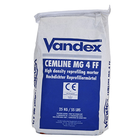 VANDEX CEMLINE MG 4 FF — Високонепроникний розчин для репрофілювання